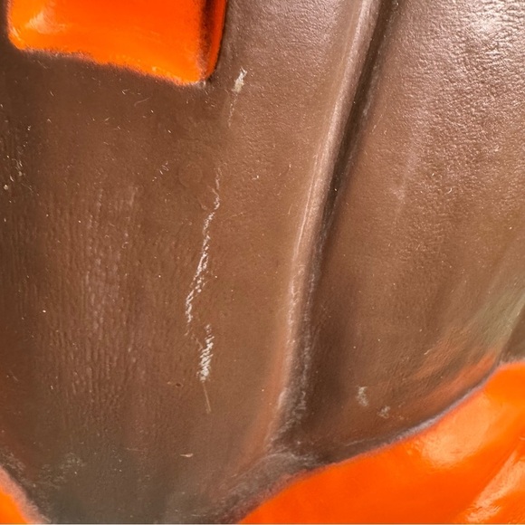 Vintage Halloween Blow Mold Pumpkin Jack o'lantern Tree, Plastic Lawn Yard Decor - Picture 13 of 16